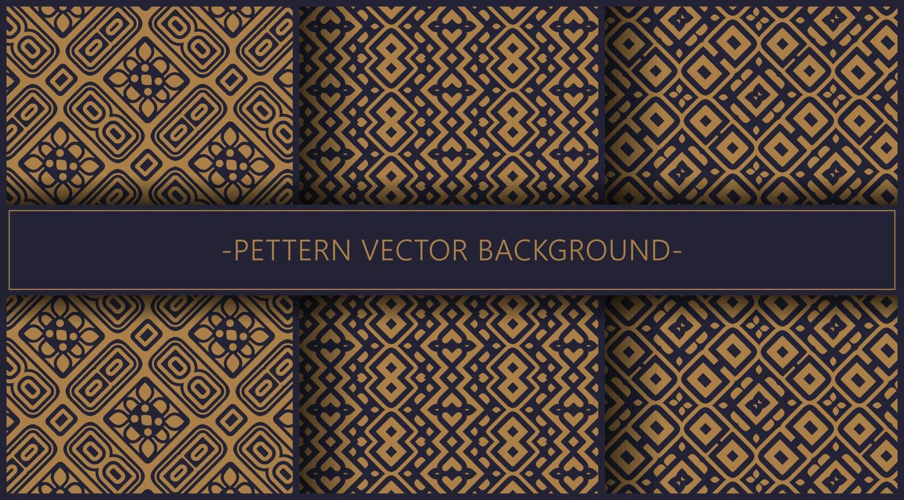 Collection of seamless ornamental ethnic patterns vector