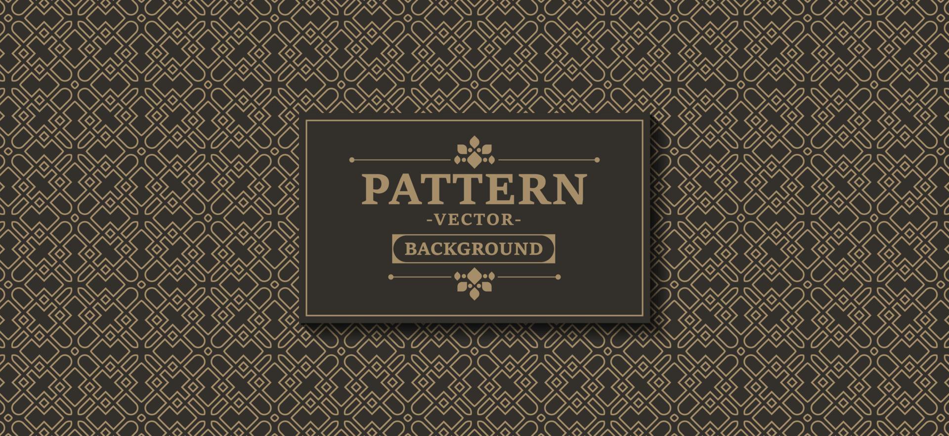 elegant pattern vintage style background vector