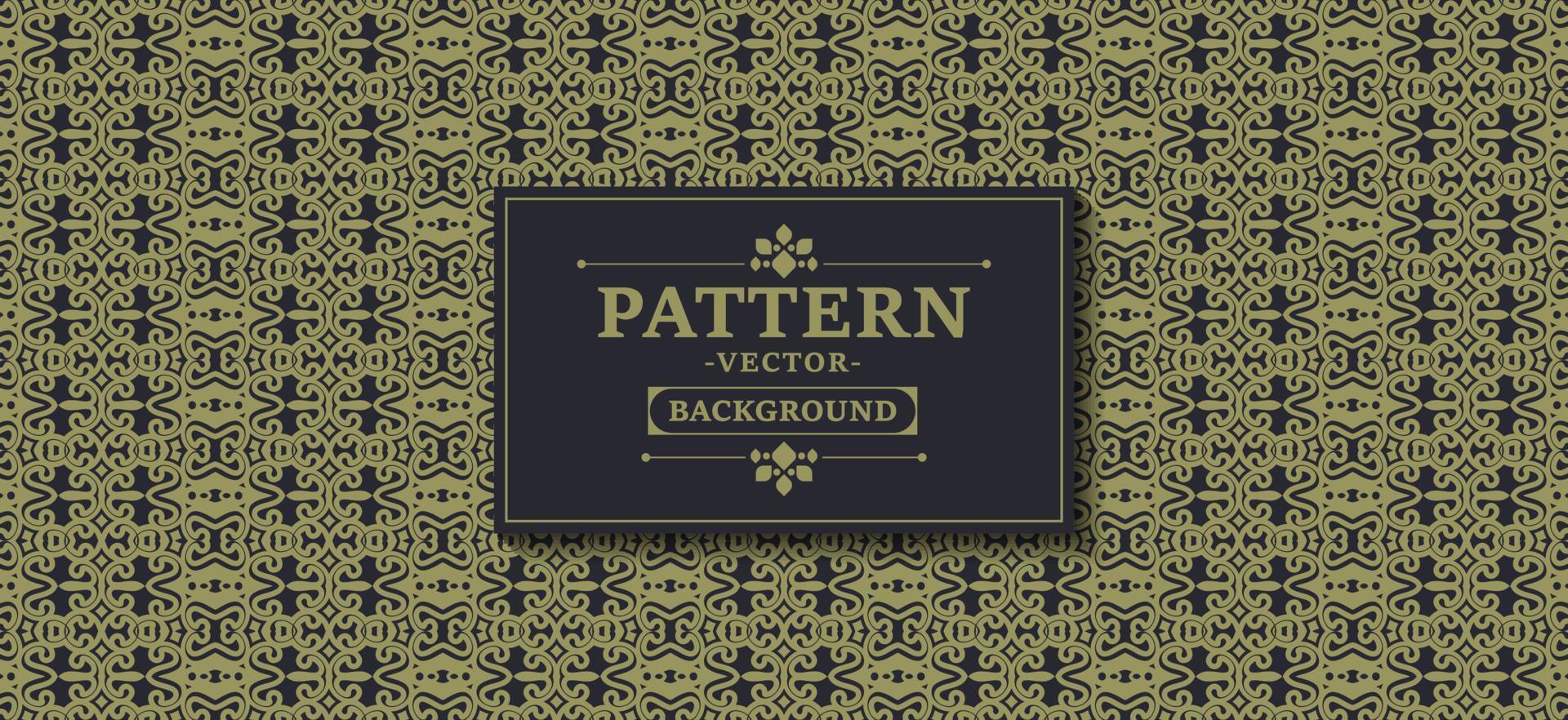 elegant pattern vintage style background vector