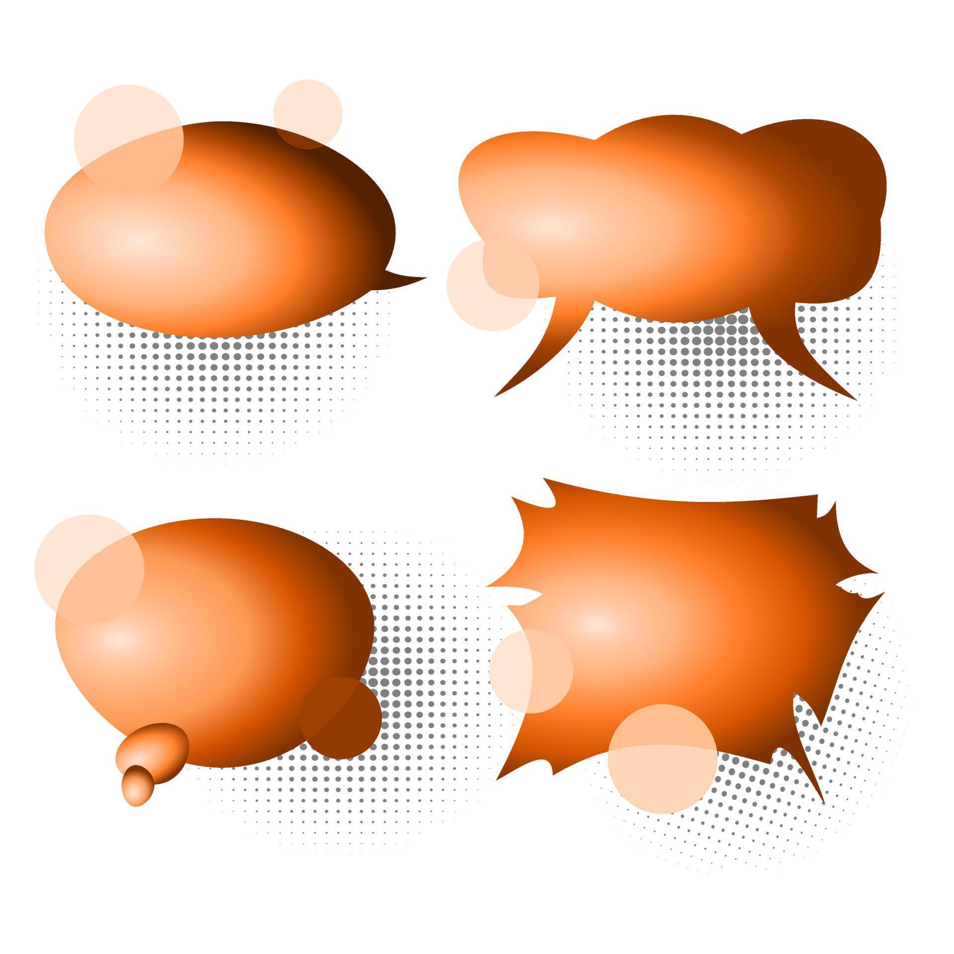 Comic bubbles and elements set 5306416 Vector Art at Vecteezy