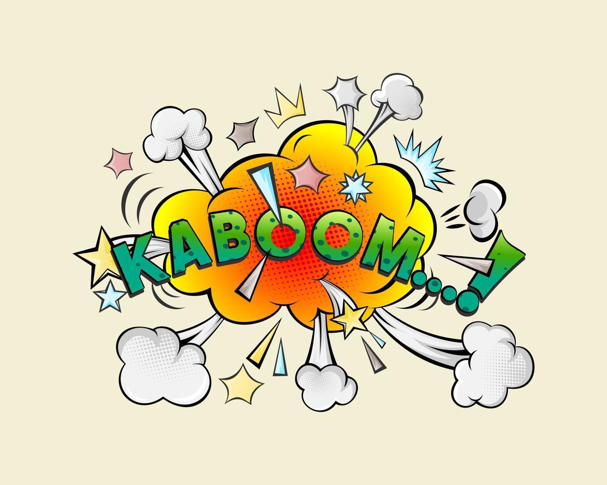 Comic speech bubble vector