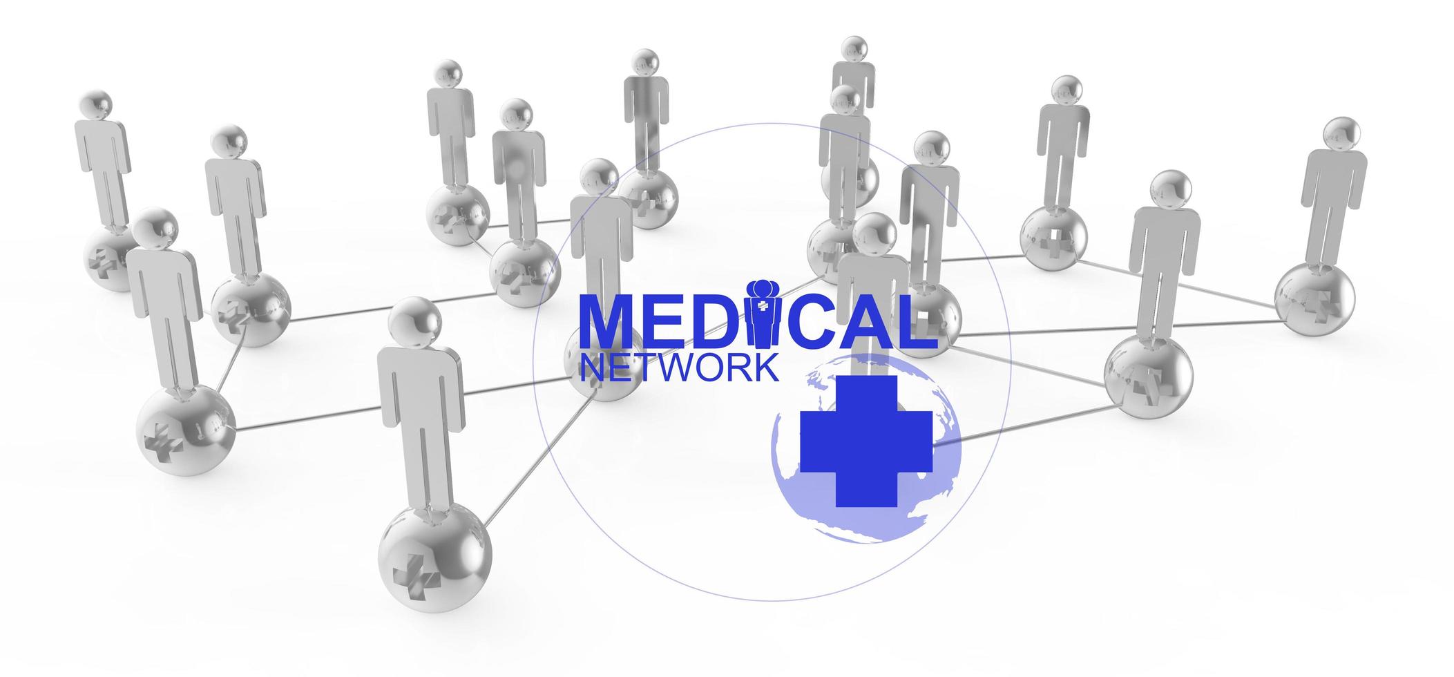 medical network graphic sign photo