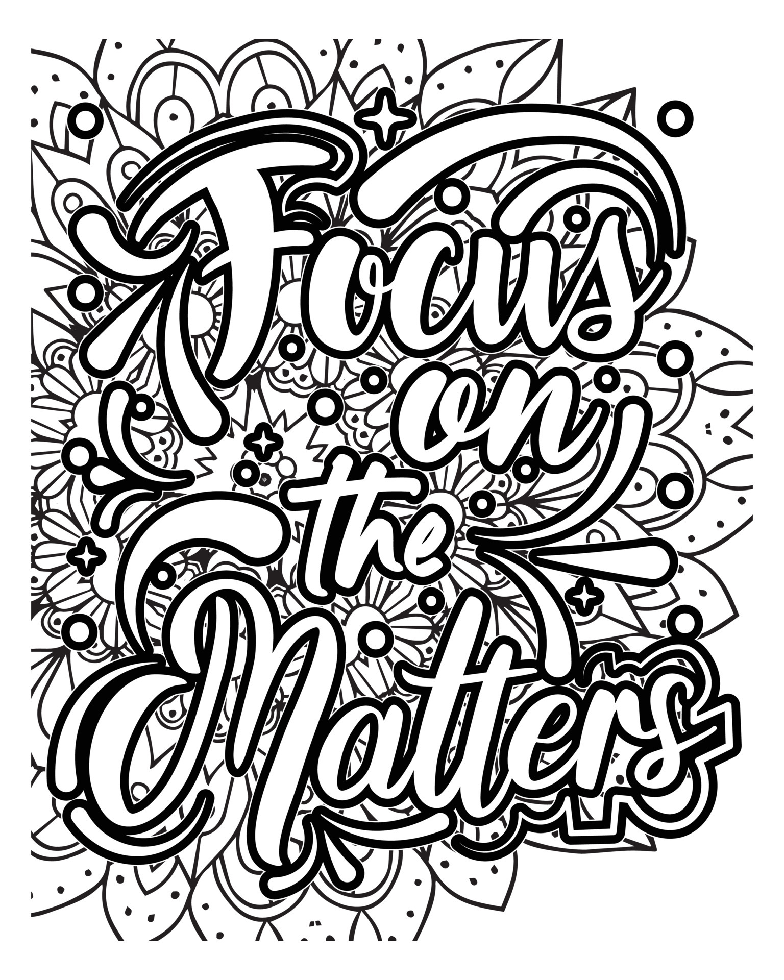 motivational quotes lettering coloring page inspirational quotes coloring book page design coloring page design 5307569 vector art at vecteezy