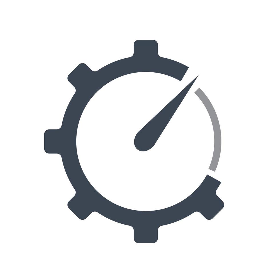 Time management icon vector
