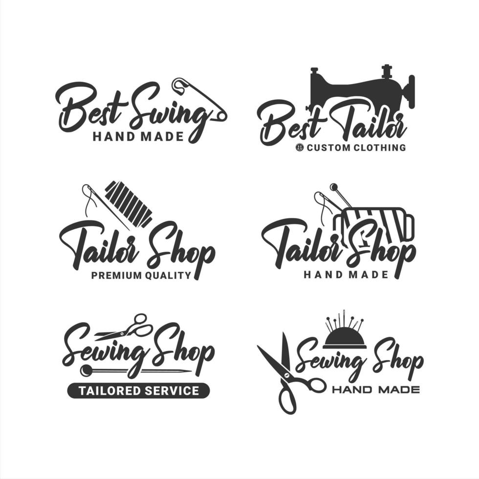 Sewing Shop Tailor Service Collections 5307988 Vector Art at Vecteezy