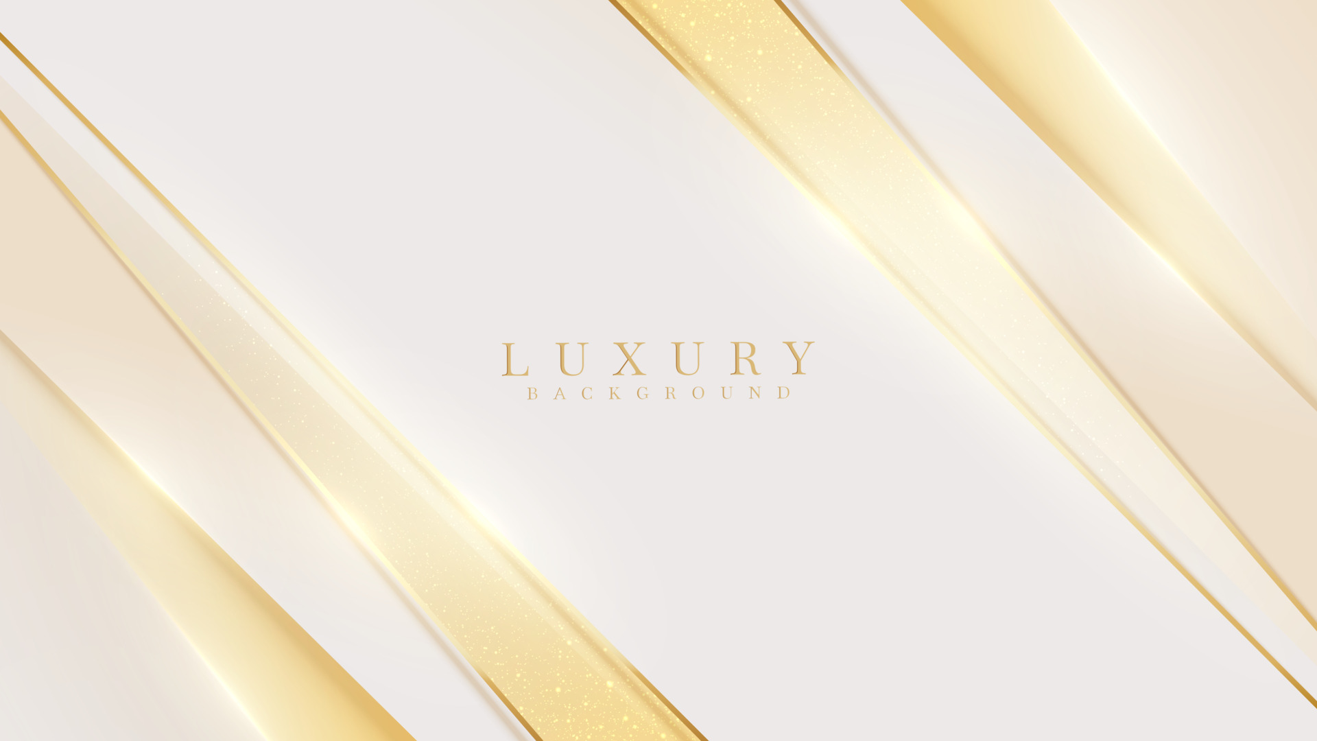 Cream luxury background with golden line elements and glitter light effect  decoration. 5308047 Vector Art at Vecteezy