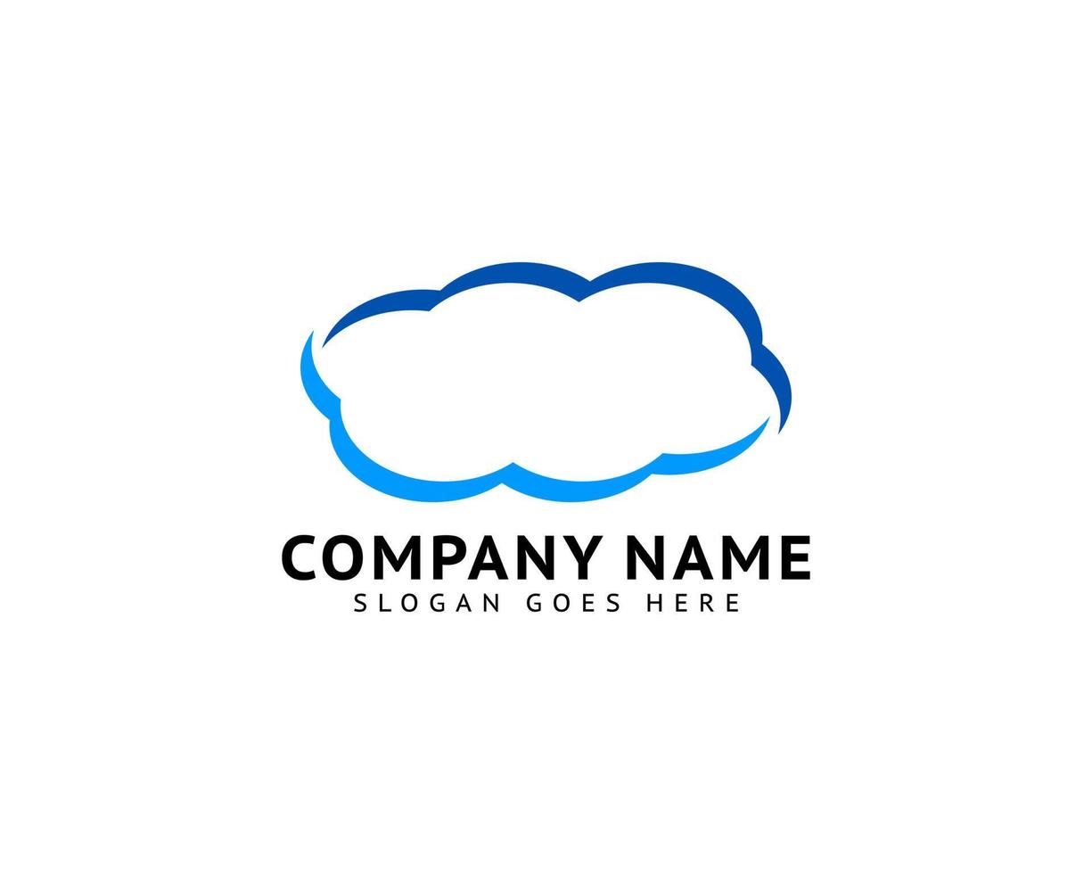 Cloud Logo Icon Template Vector Design