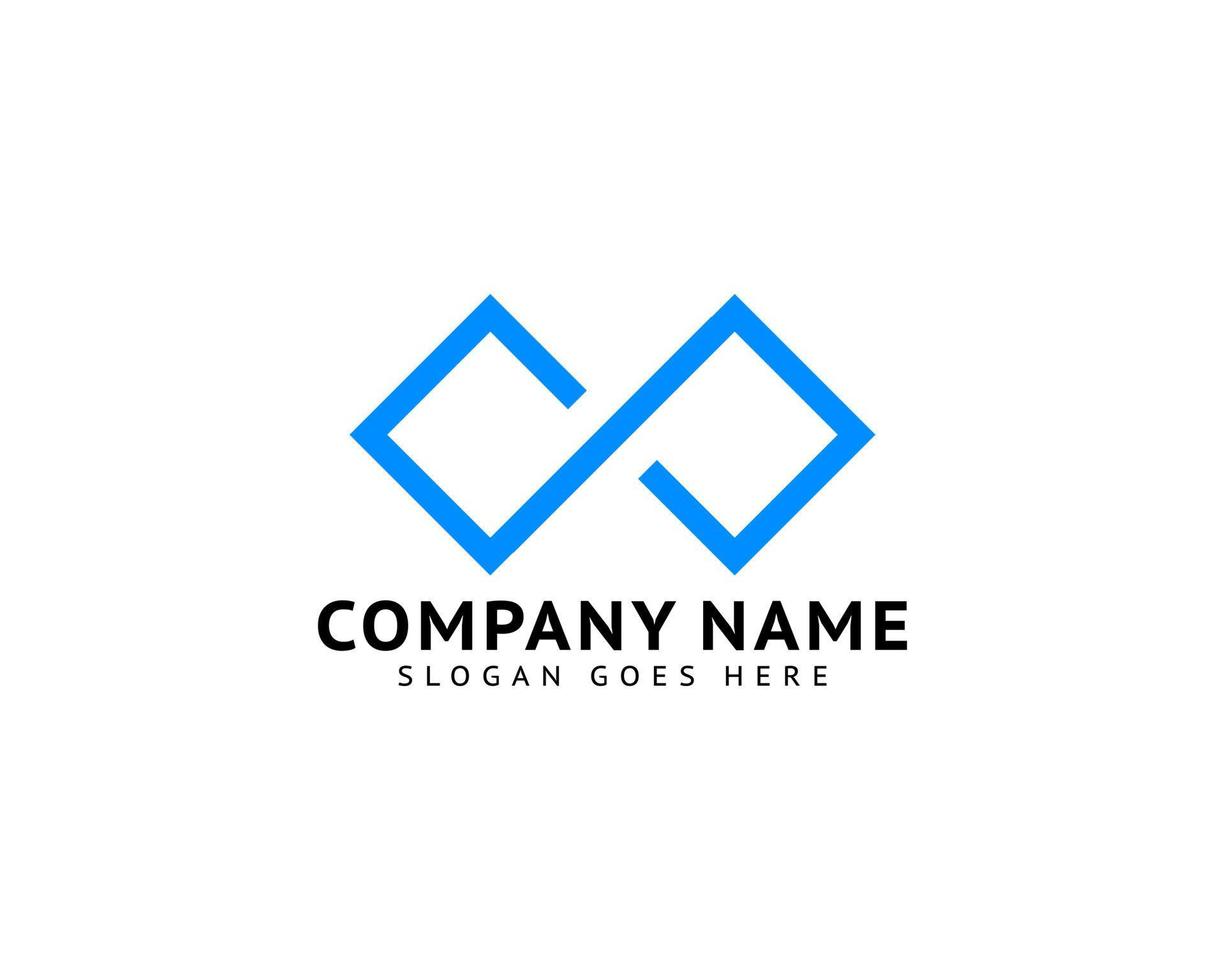 Infinity Symbol Logo Design Vector Illustration