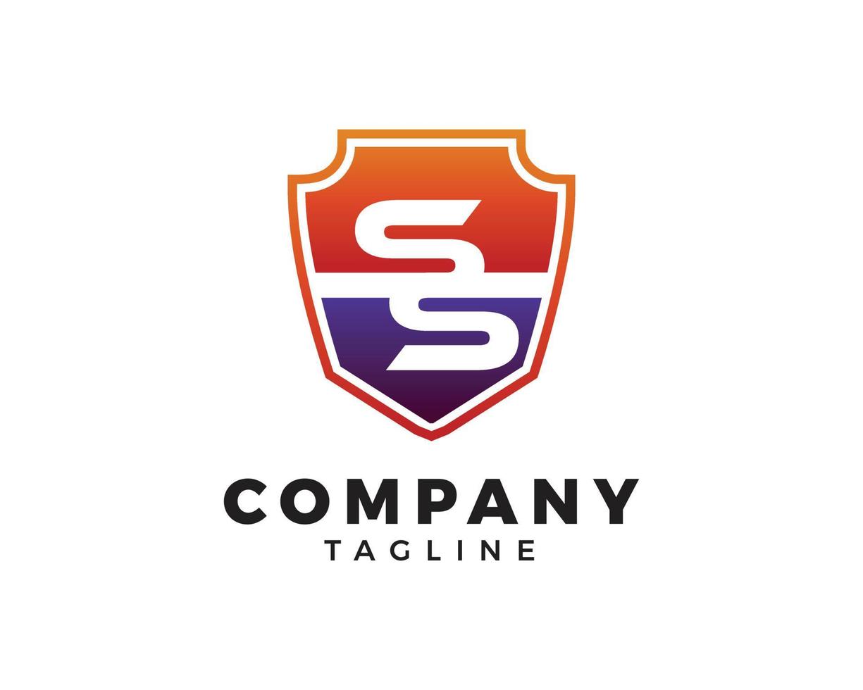 Initial Letter SS Logo Template Design vector