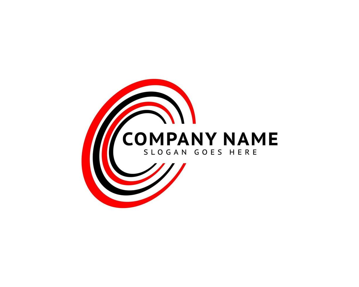 Initial Letter C Logo Template Design vector