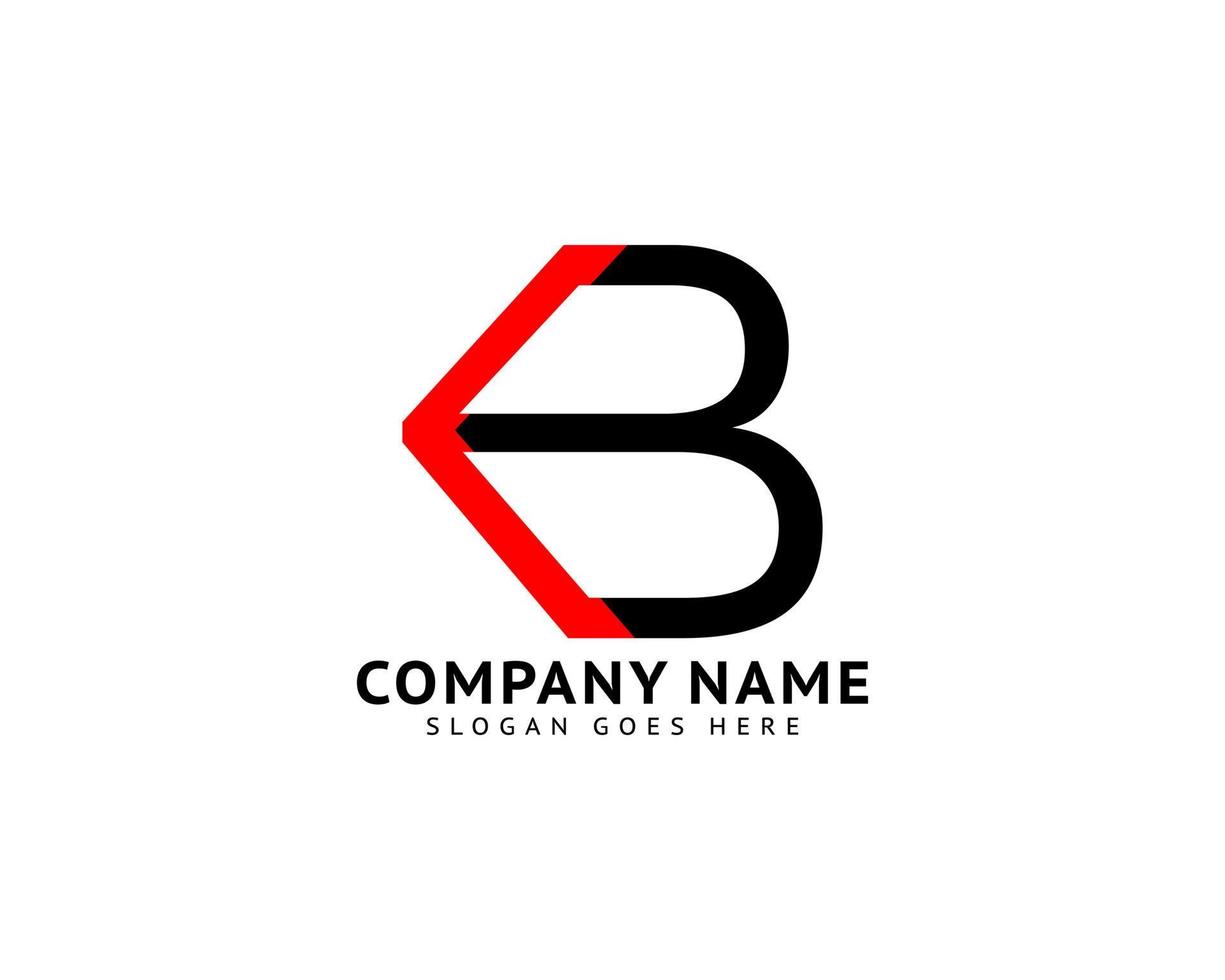 Initial Letter KB Logo Template Design vector