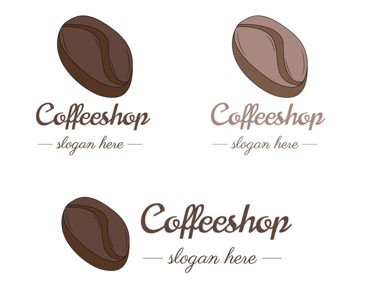 Coffee logo template Illustration vector design.