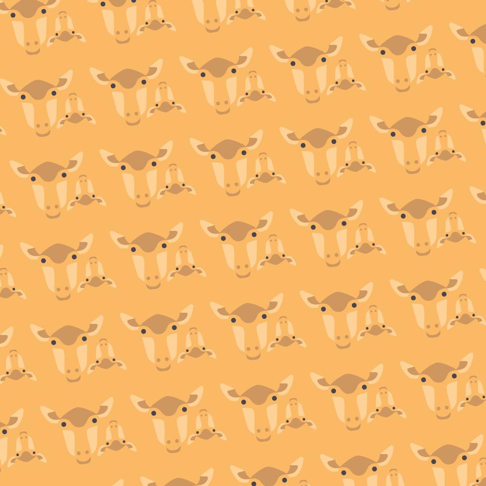 cute animals doodle pattern vector background image and use it as your wallpaper, poster and banner design