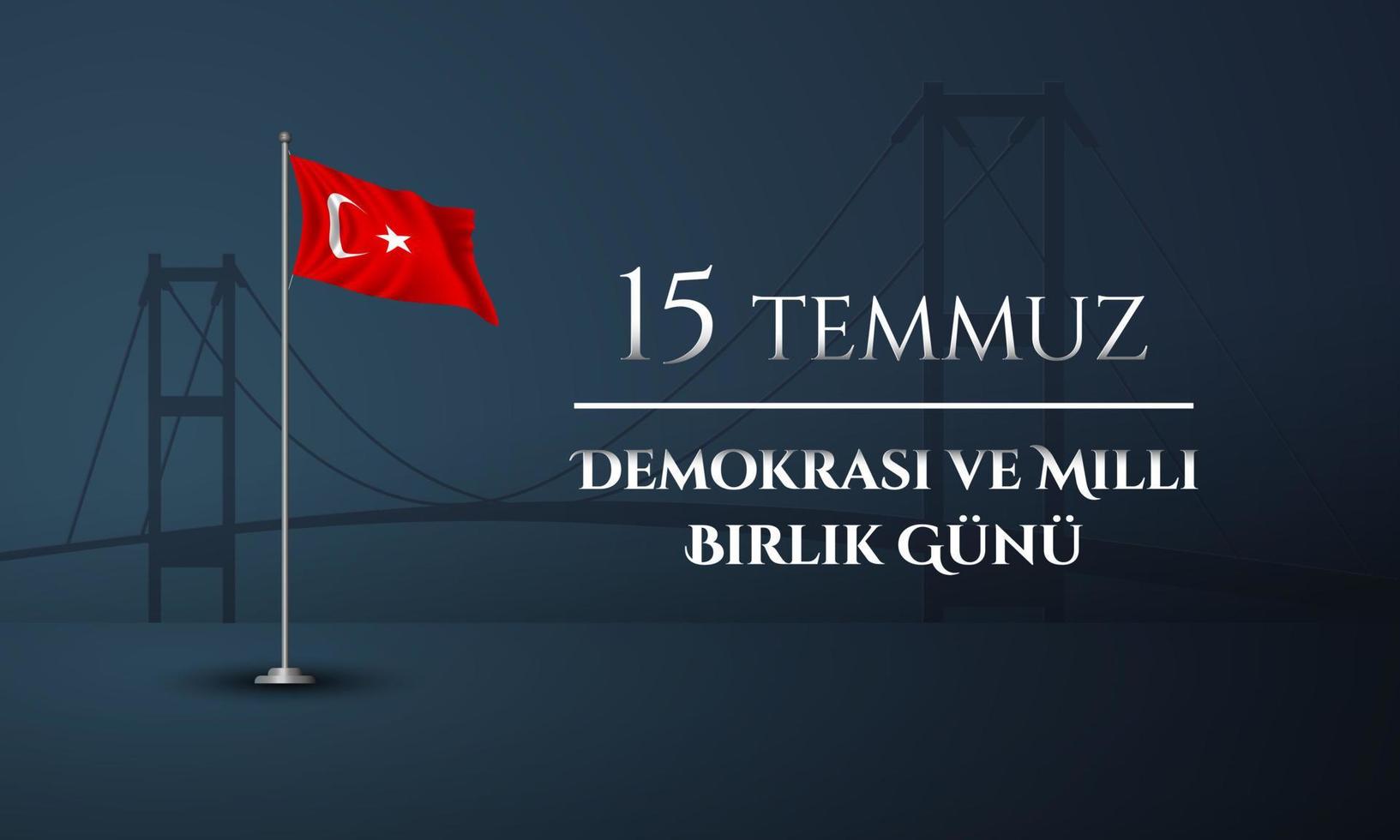 The Day of Democracy and National Unity Background Design. vector