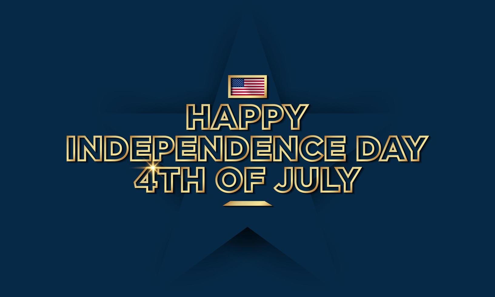United States Independence Day Background Design. Fourth of July. vector