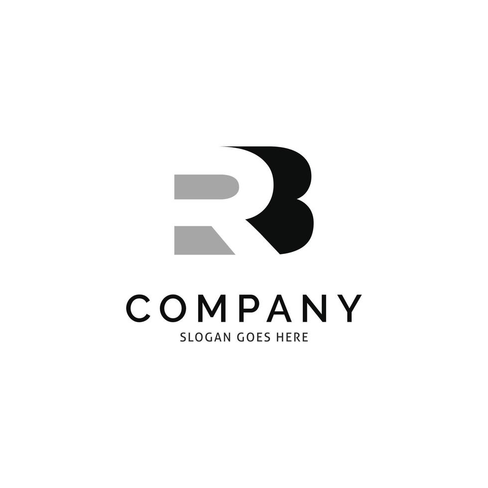 Initial Letter RB Icon Vector Logo Template Illustration Design