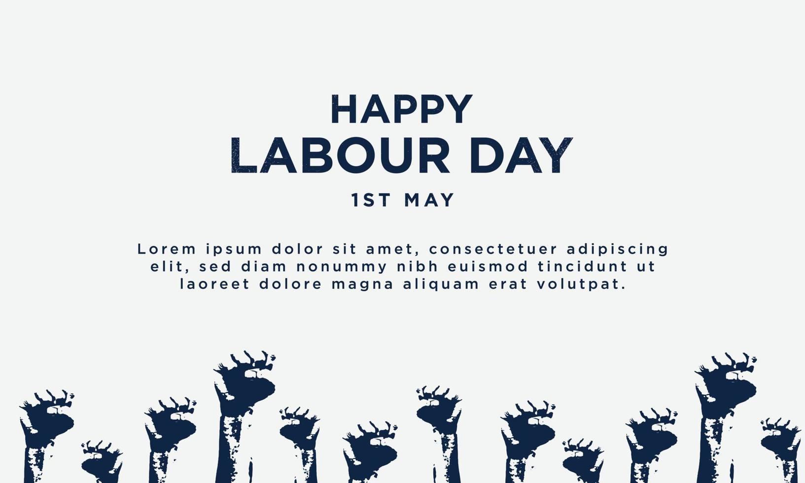 Labour Day Background Design. Vector Illustration.