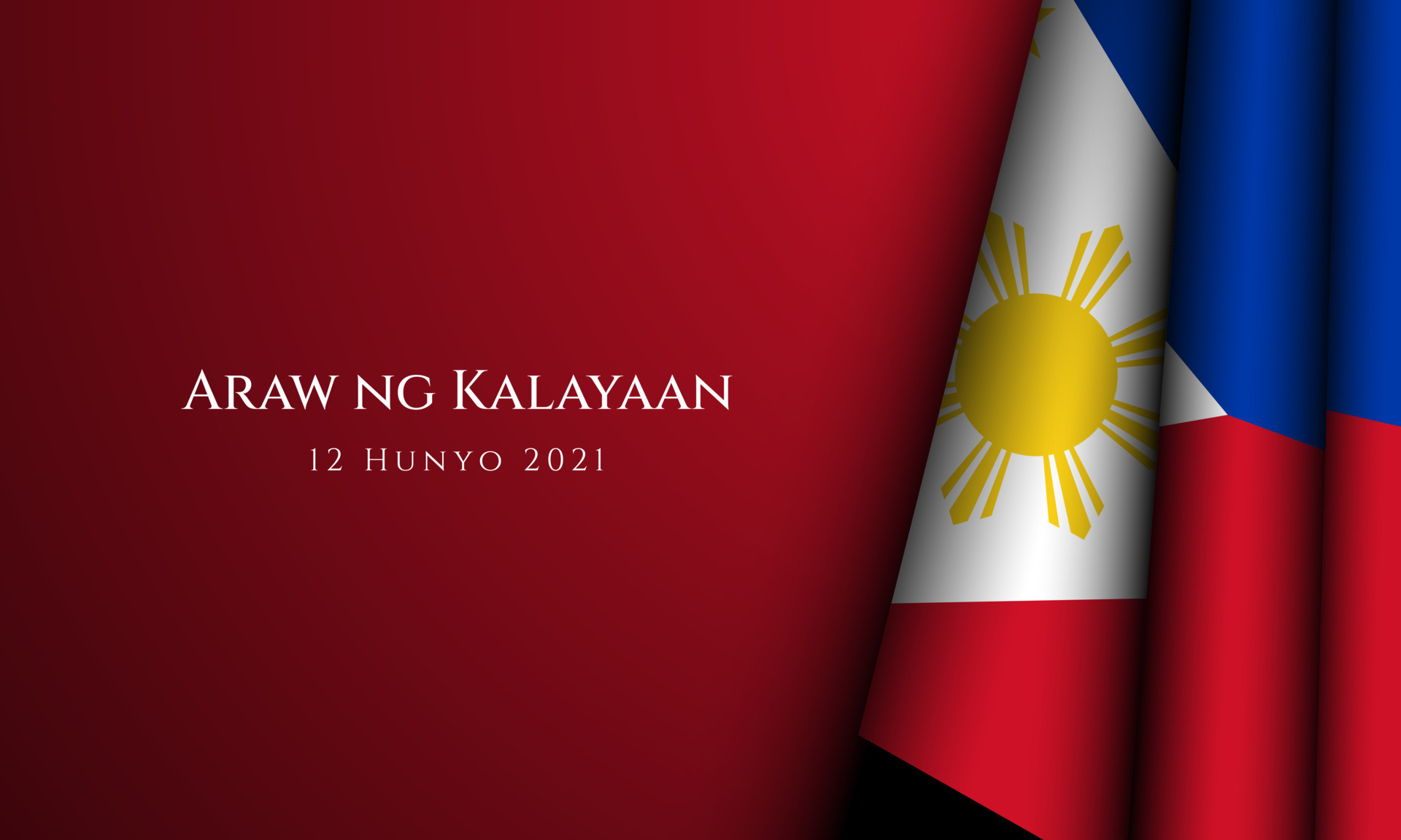 Philippines Independence Day Background Design. Vector Illustration