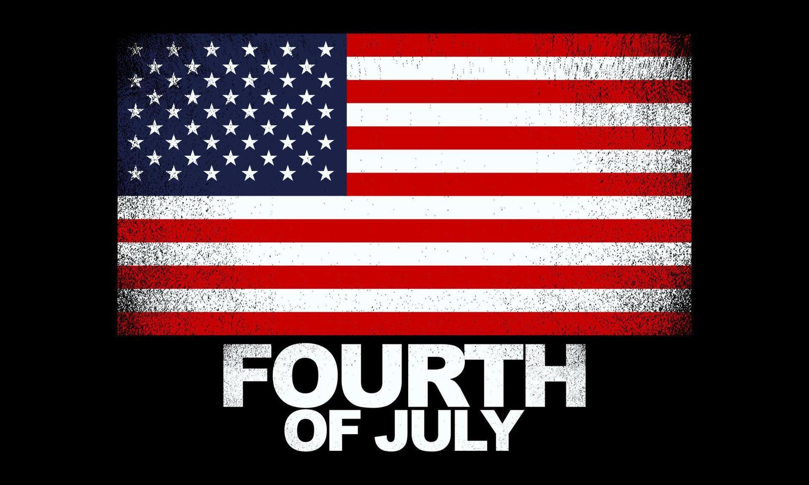 United States of America Independence Day Background Design. Fourth of July. vector