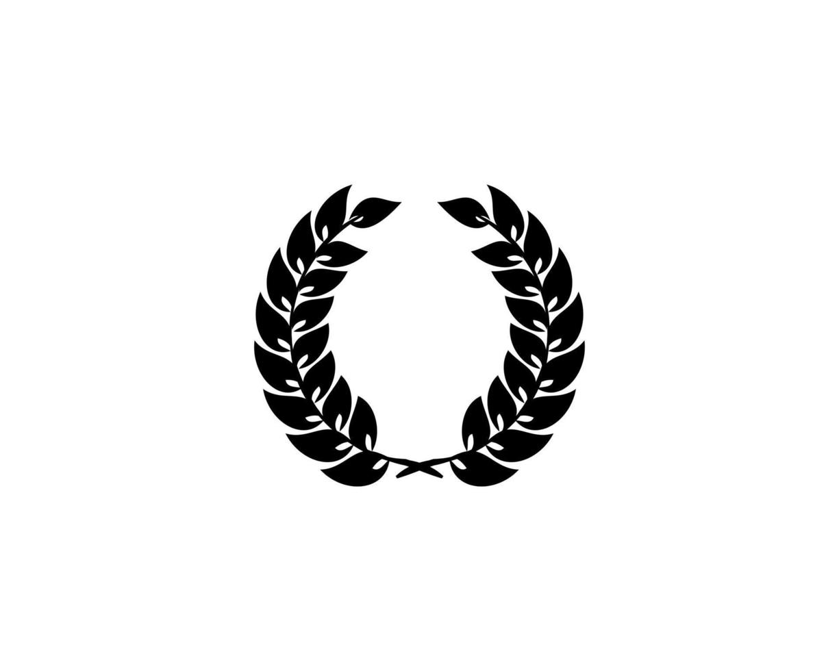 Laurel Wreath Icon Design Template Elements vector