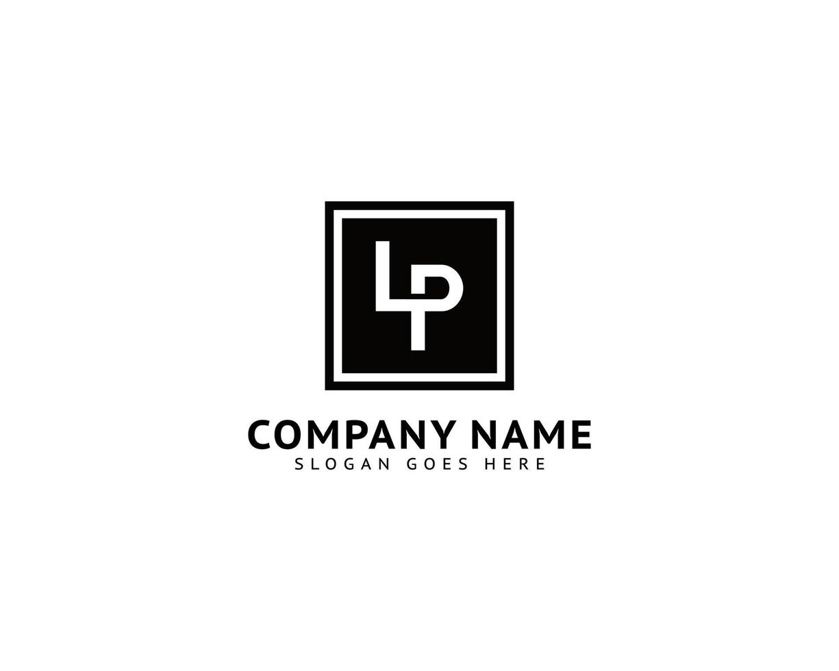 Initial Letter LP Logo Template Design vector