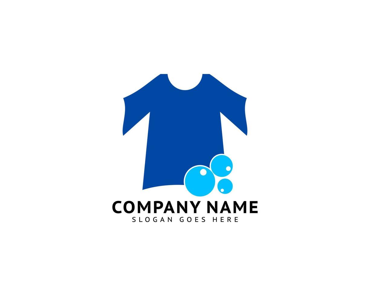 Laundry Logo Template Design Vector