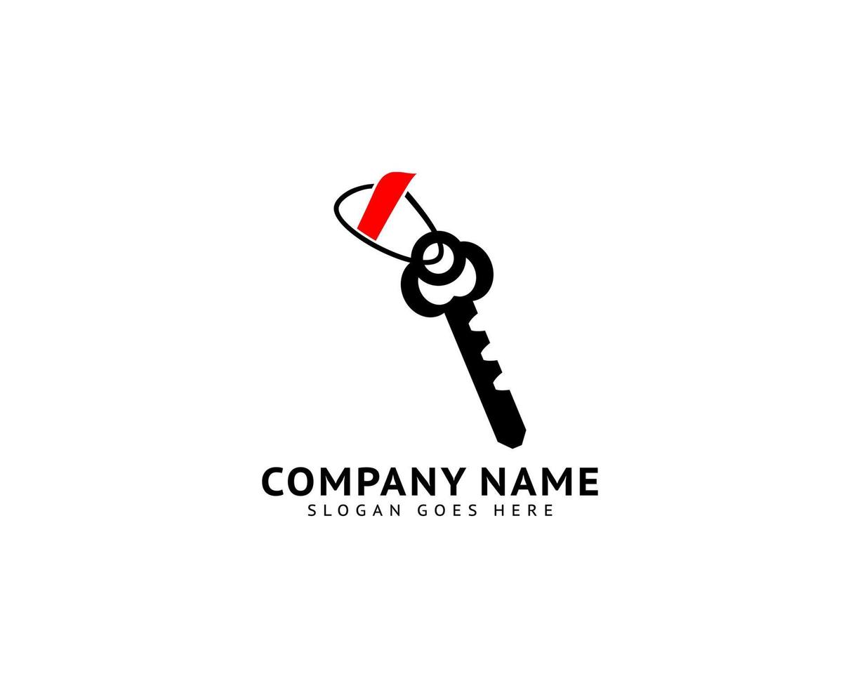 Key vector icon logo element design