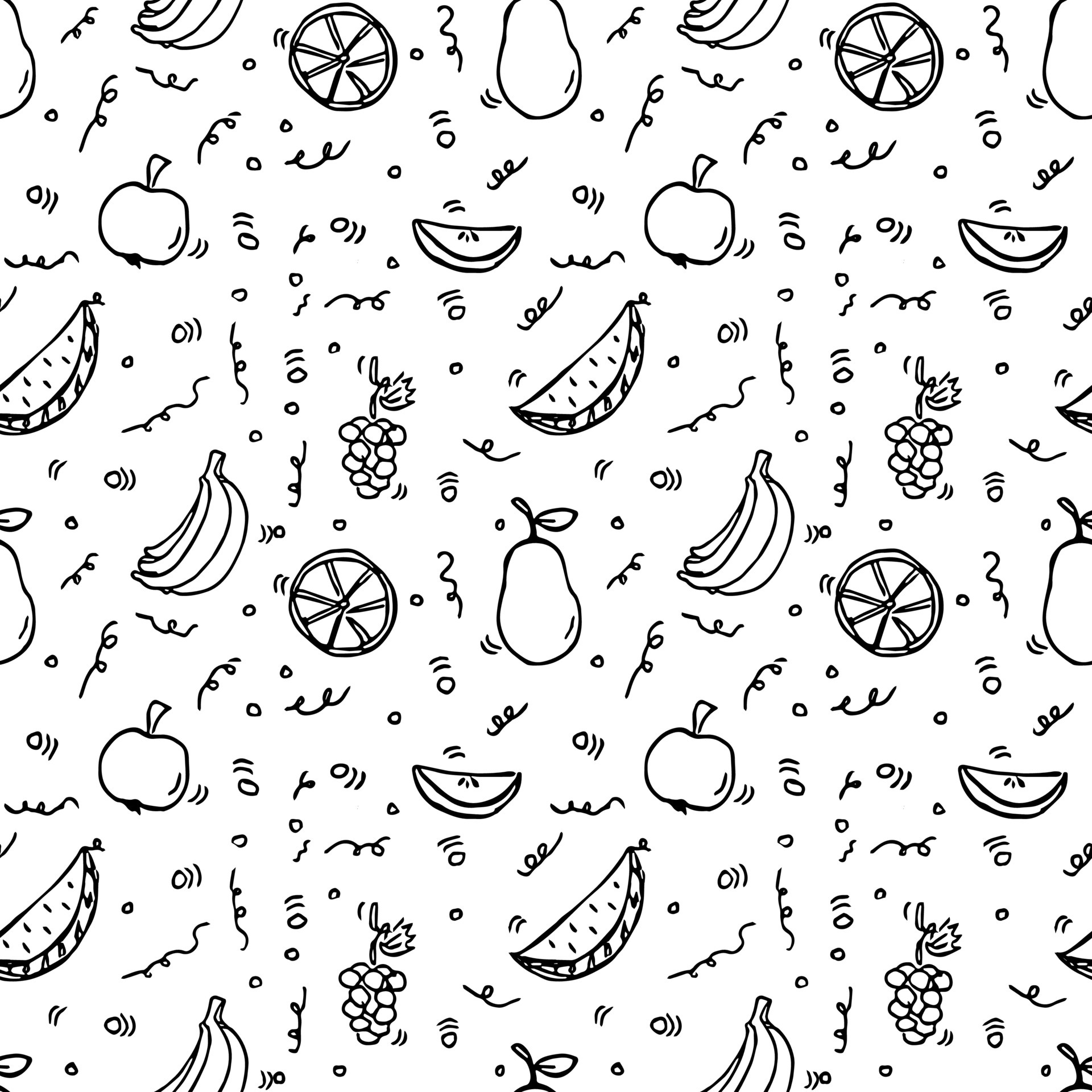 vintage fruit vector