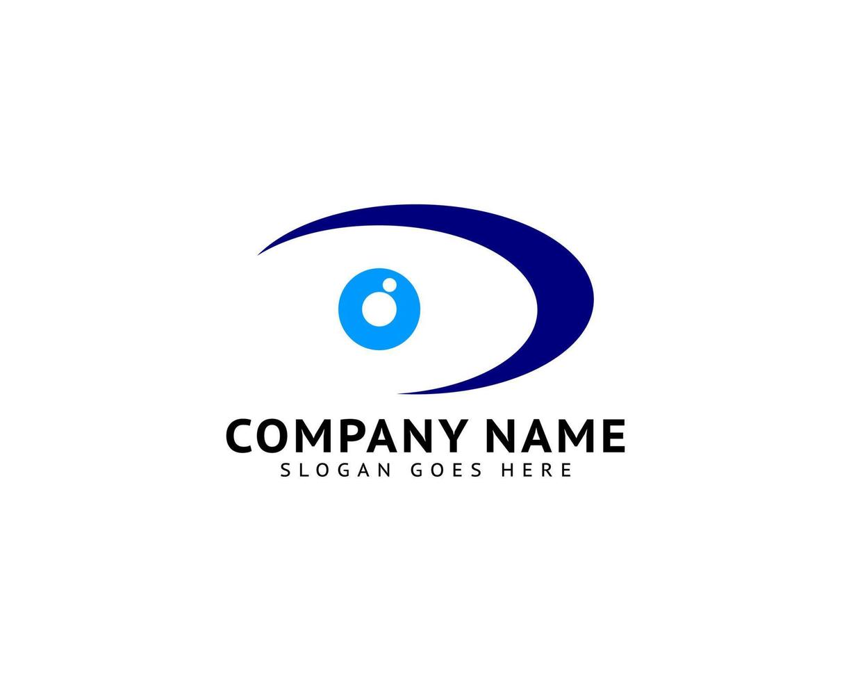 plantilla de vector de diseño de logotipo de ojo