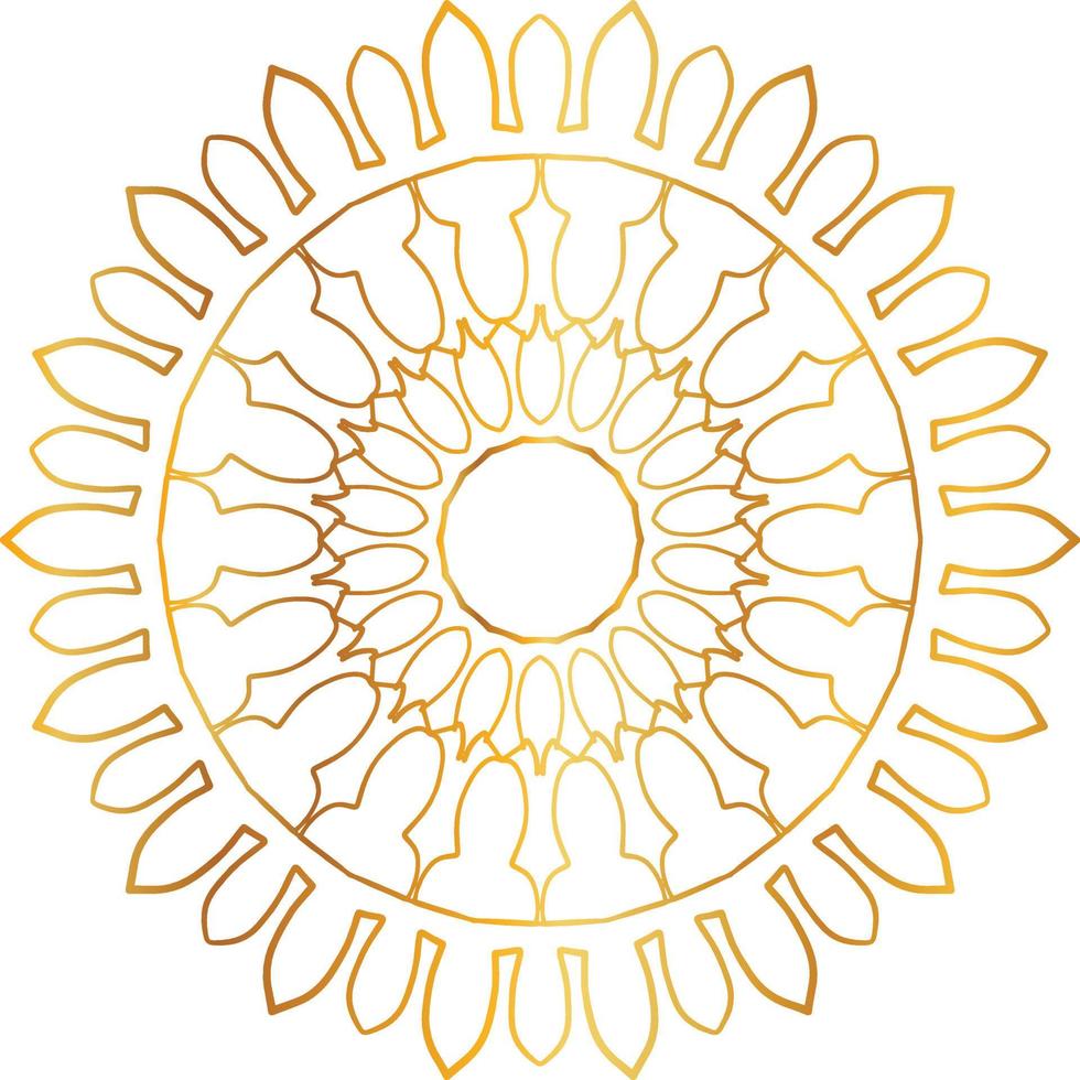 golden mandala design, royal, designing, background, circle, flower vector