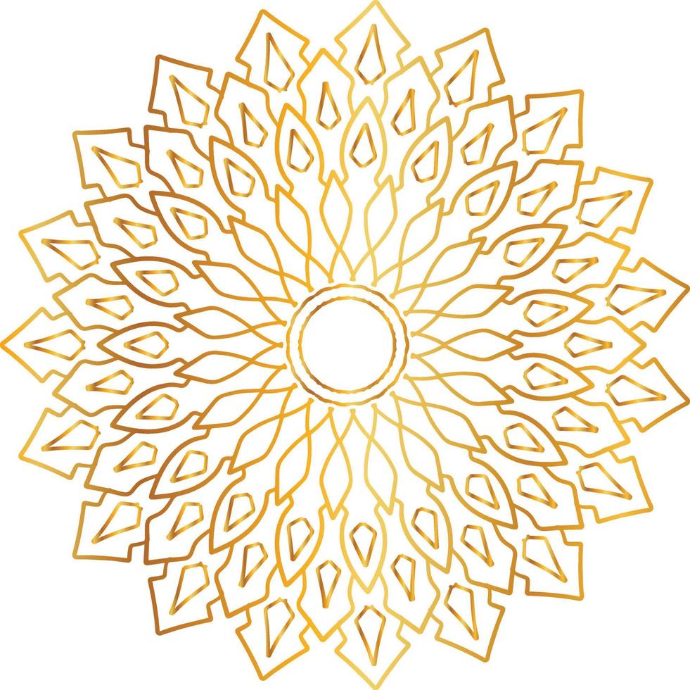 golden mandala design, royal, designing, background, circle, flower vector