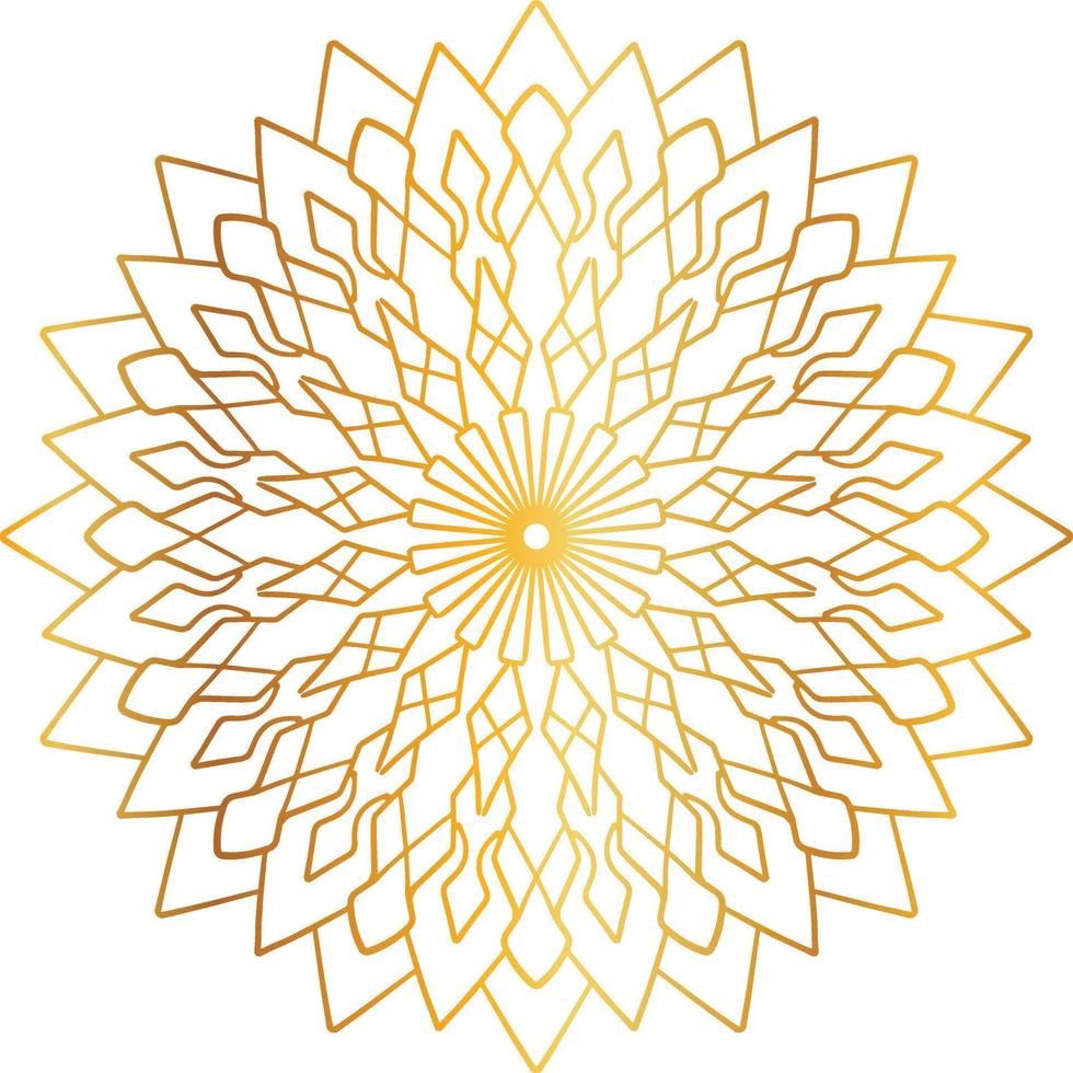 Mandala design with vintage pattern, background, texture vector
