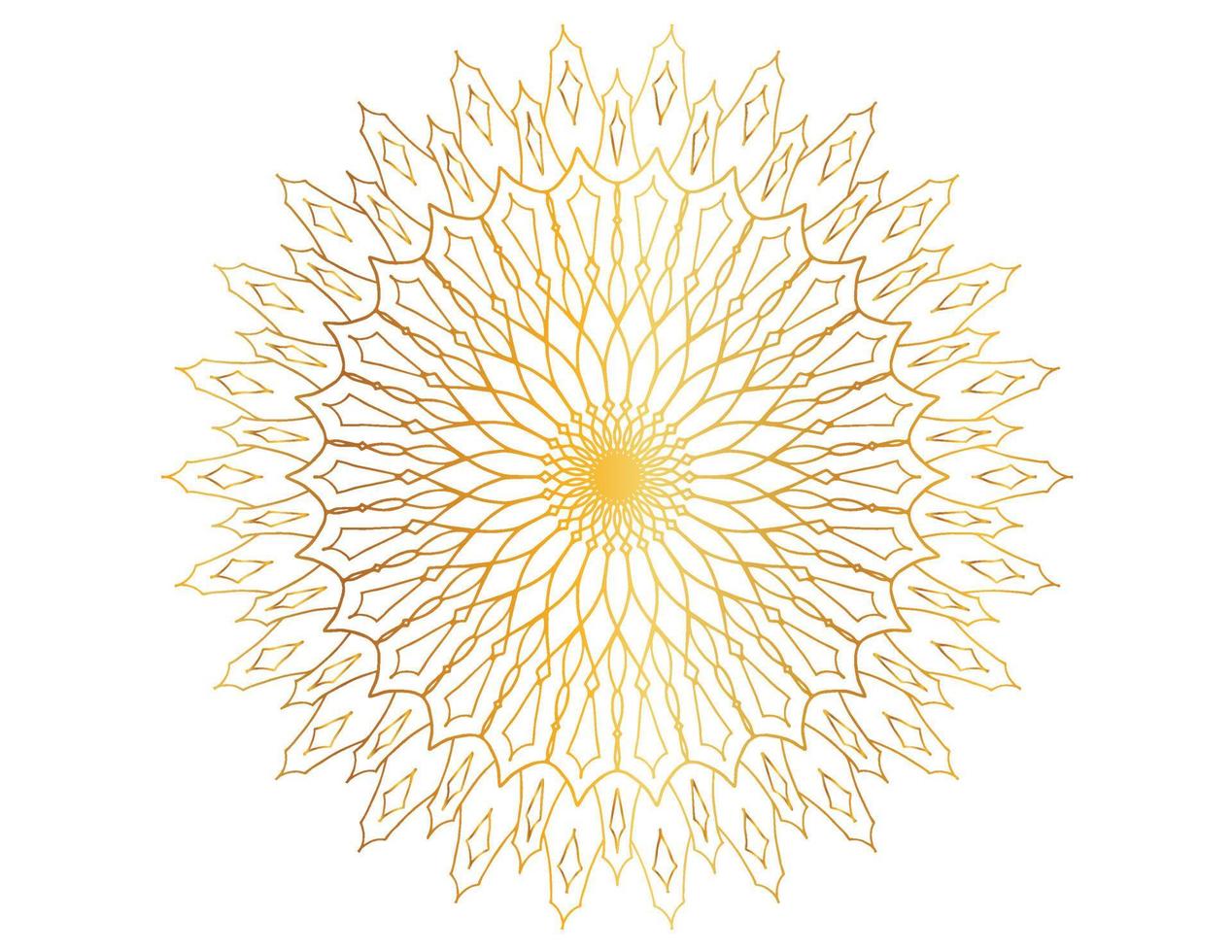 mandala pattern and background design with golden color, flower, texture, circle vector