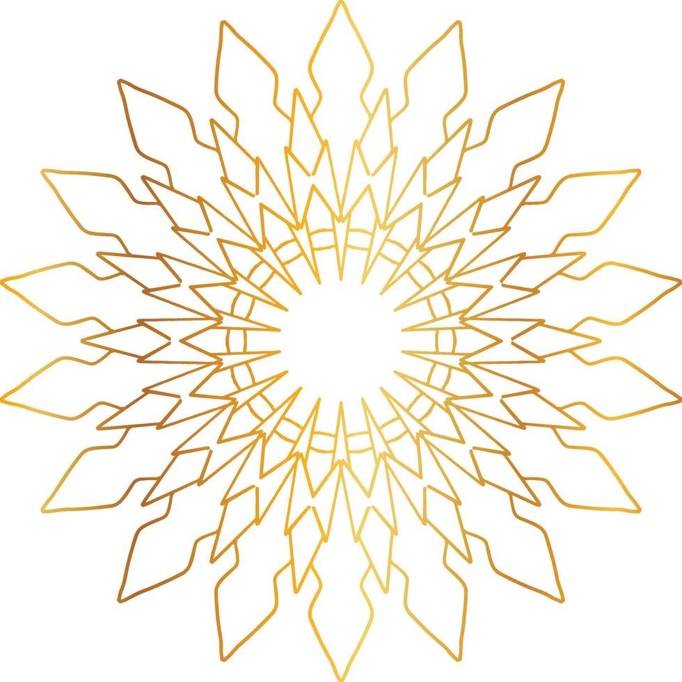 golden mandala design, royal, designing, background, circle, flower vector