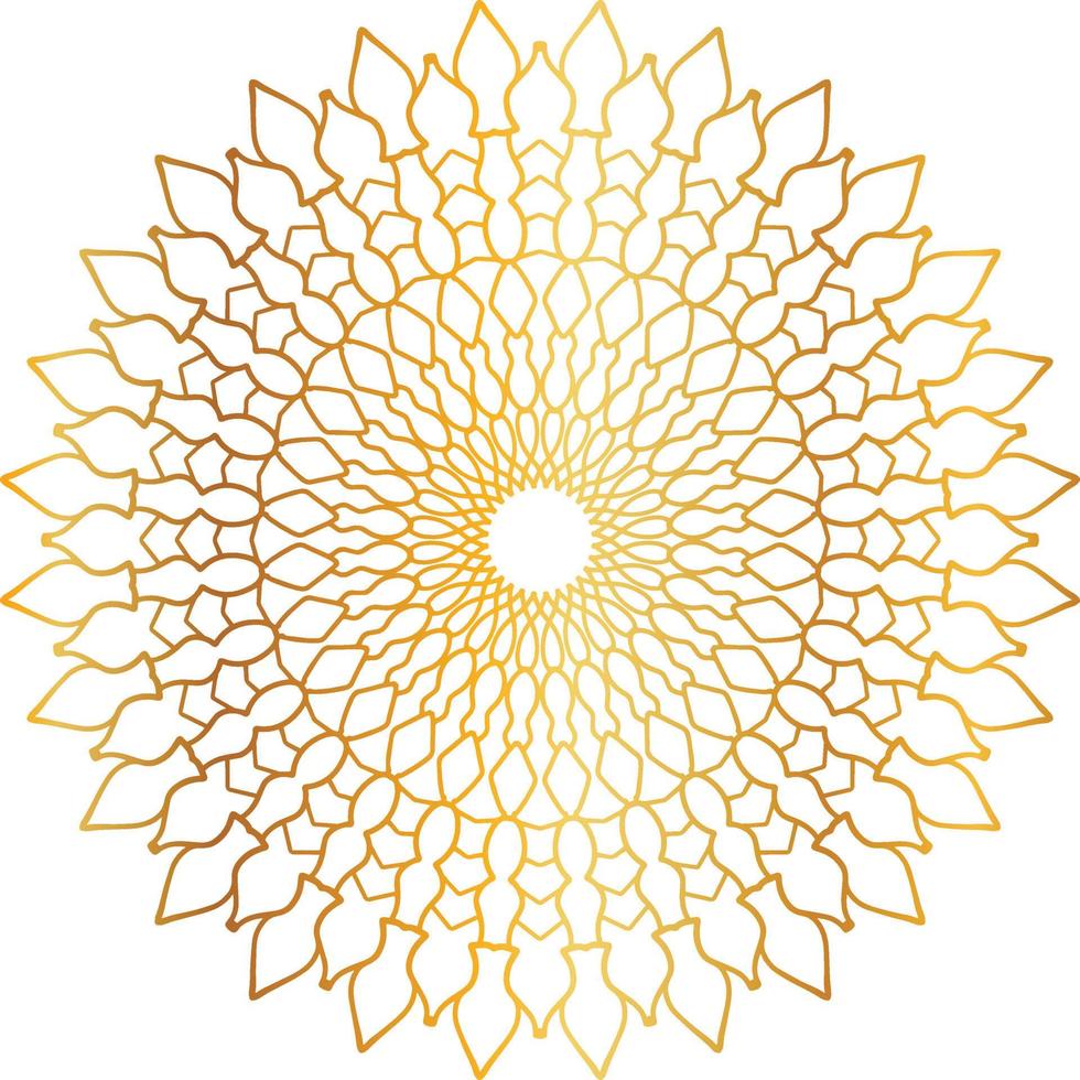 golden mandala design, royal, designing, background, circle, flower vector