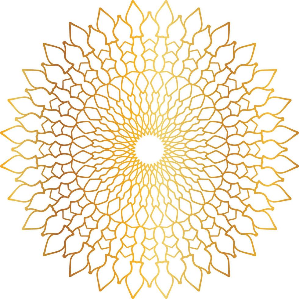 golden mandala design, royal, designing, background, circle, flower vector