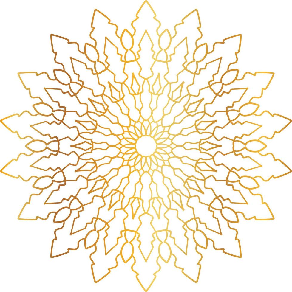 golden mandala design, royal, designing, background, circle, flower vector