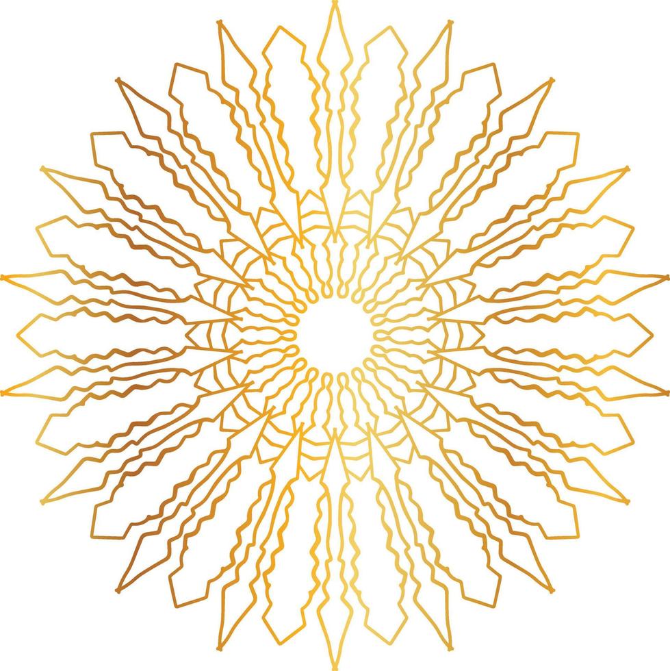 golden mandala design, royal, designing, background, circle, flower vector
