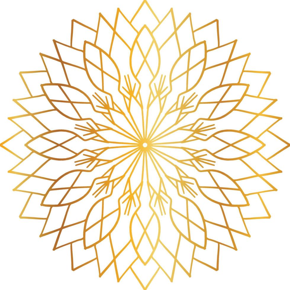 golden mandala design, royal, designing, background, circle, flower vector