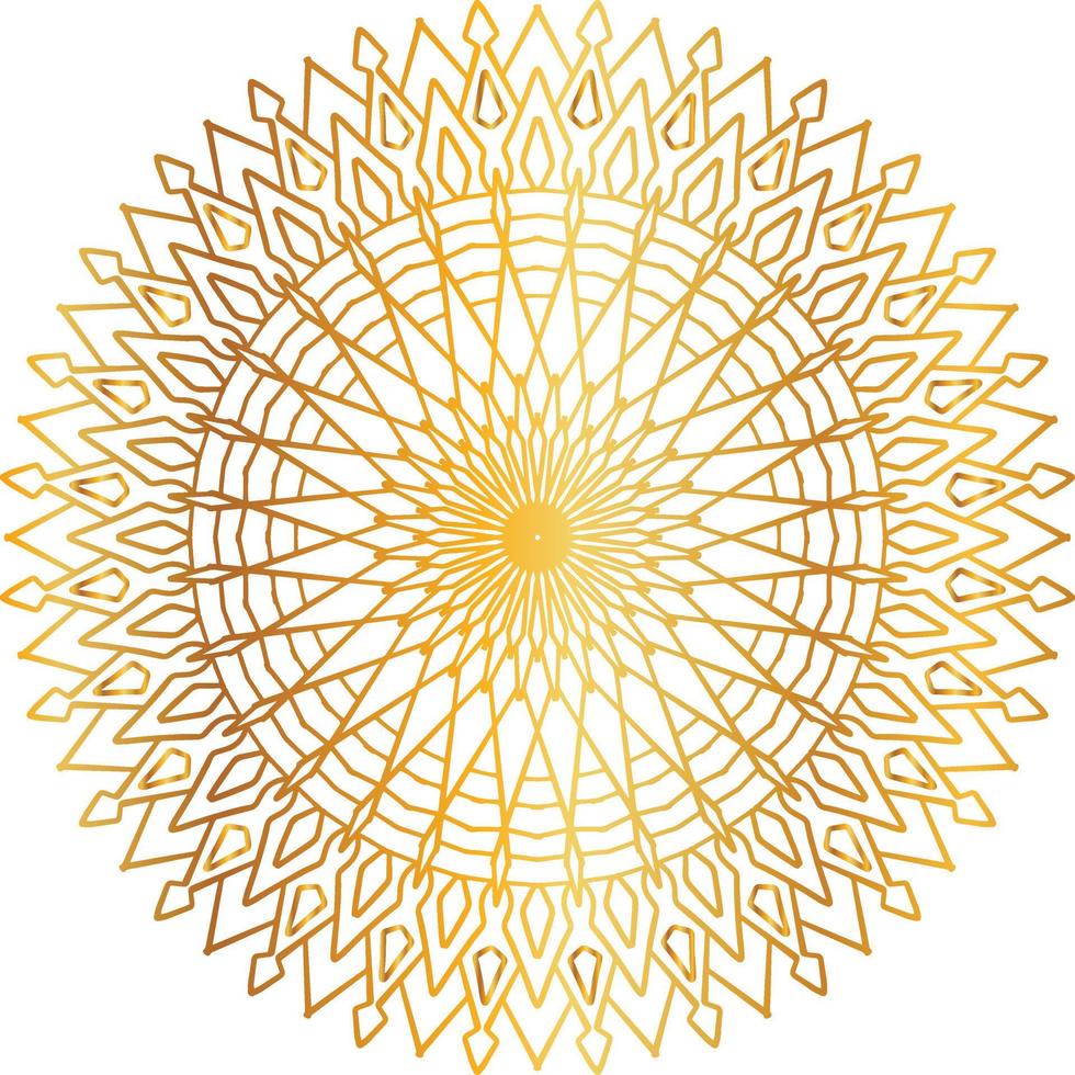 golden mandala design, royal, designing, background, circle, flower vector