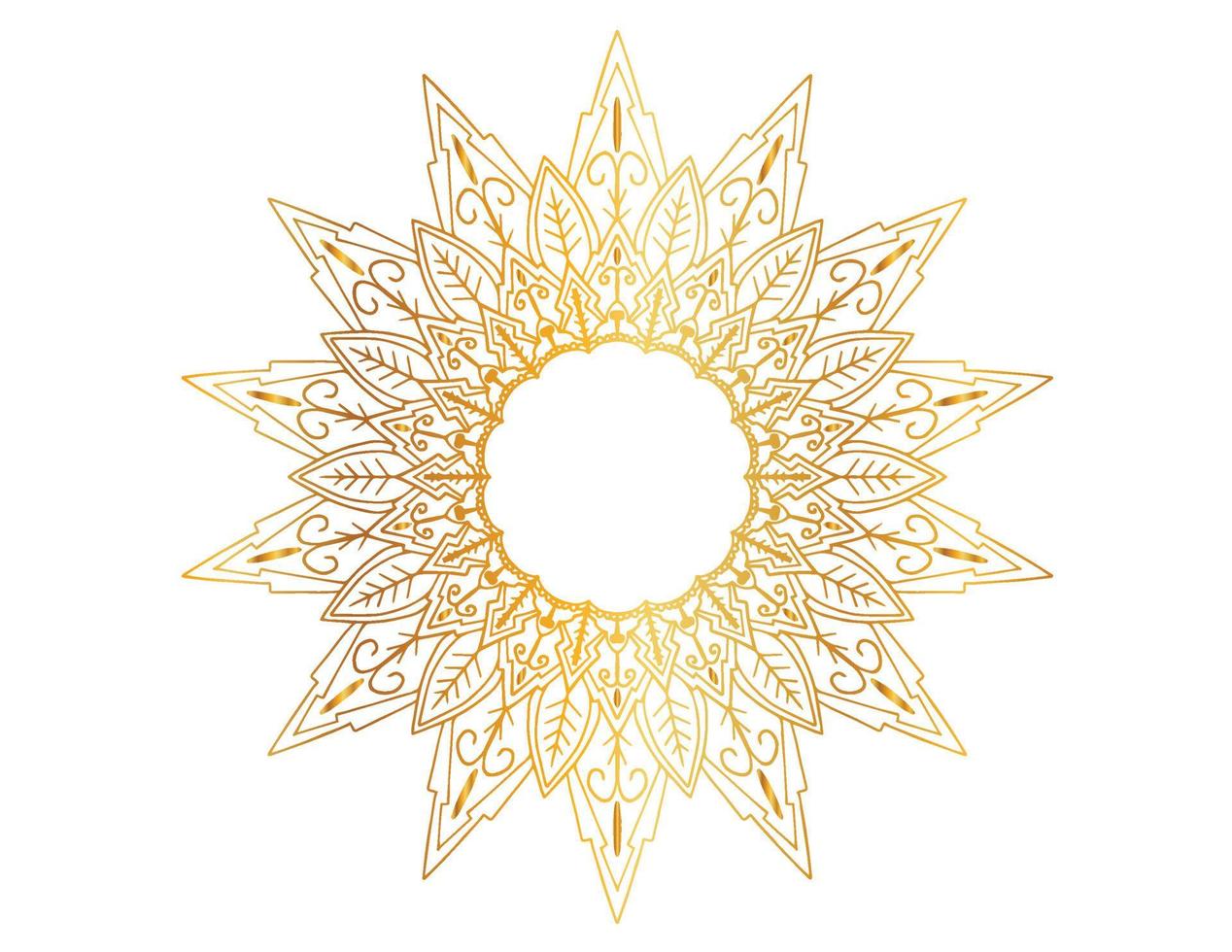 golden mandala design, royal, designing, background, circle, flower vector