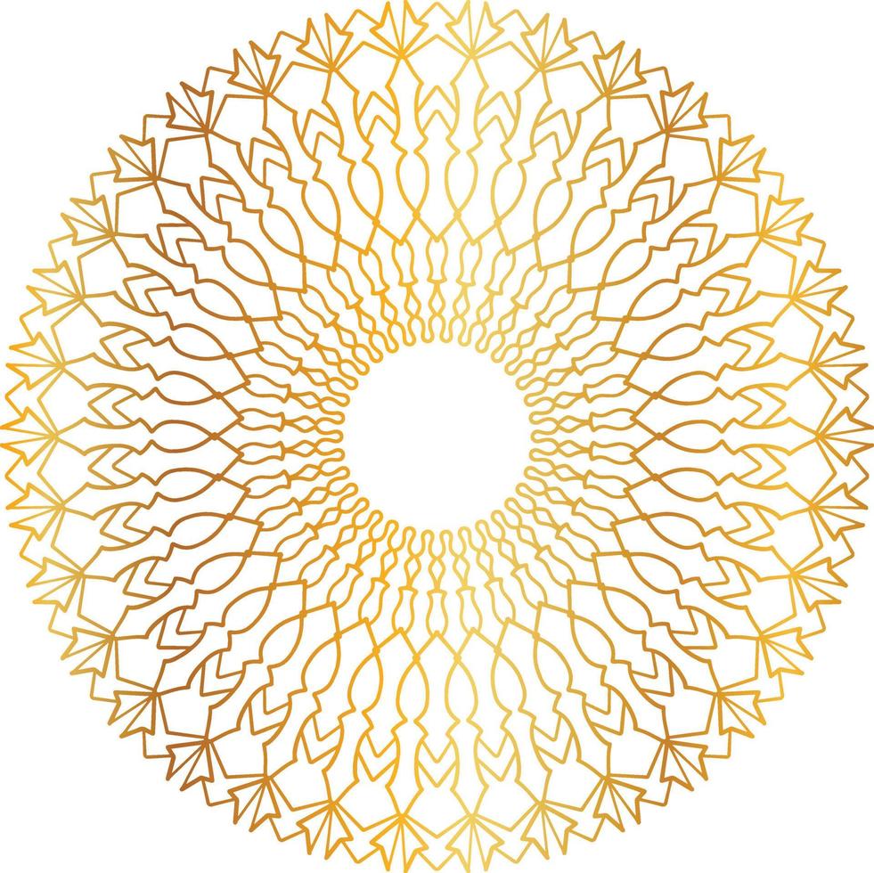 golden mandala design, royal, designing, background, circle, flower vector