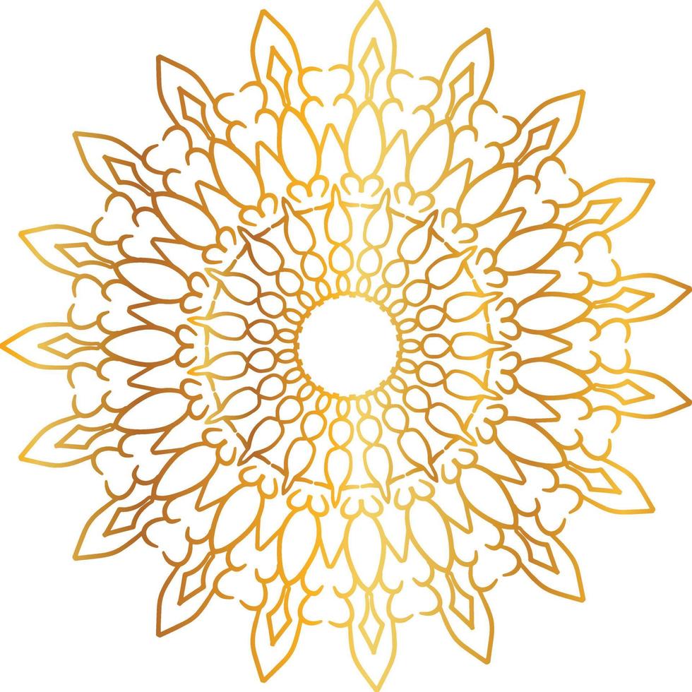 golden mandala design, royal, designing, background, circle, flower vector
