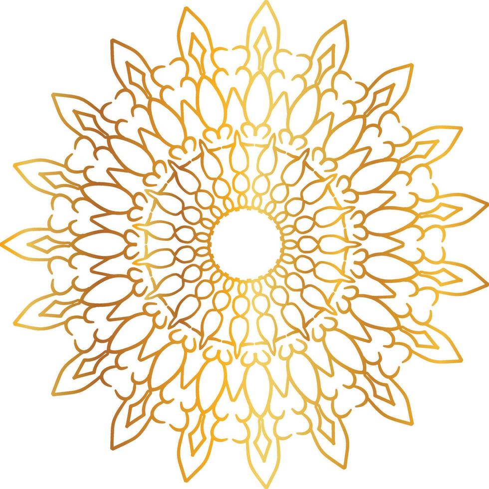 golden mandala design, royal, designing, background, circle, flower vector