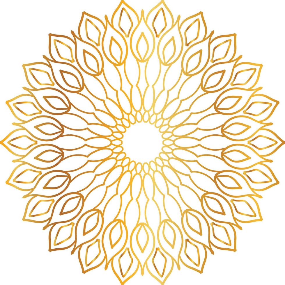 golden mandala design, royal, designing, background, circle, flower vector