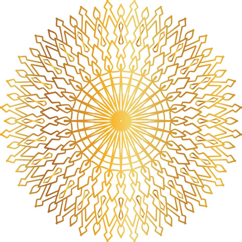 golden mandala design, royal, designing, background, circle, flower vector