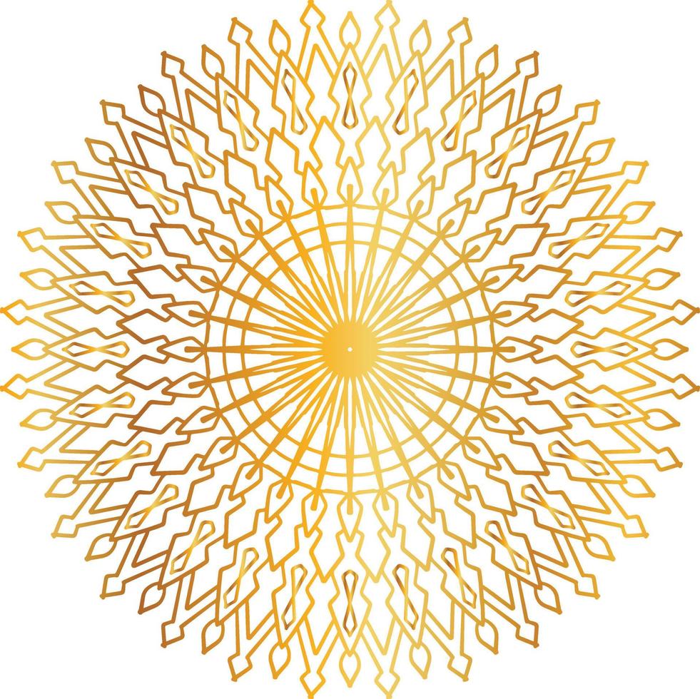 golden mandala design, royal, designing, background, circle, flower vector