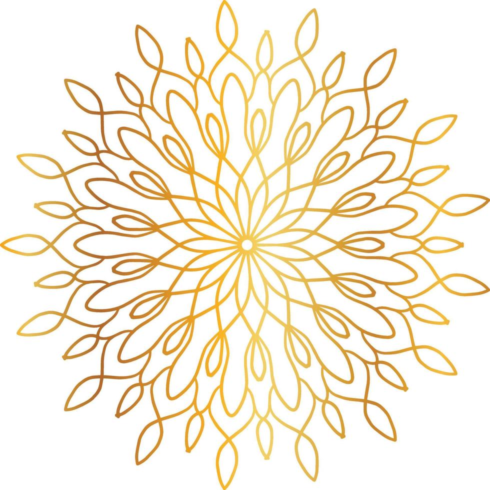 golden mandala design, royal, designing, background, circle, flower vector