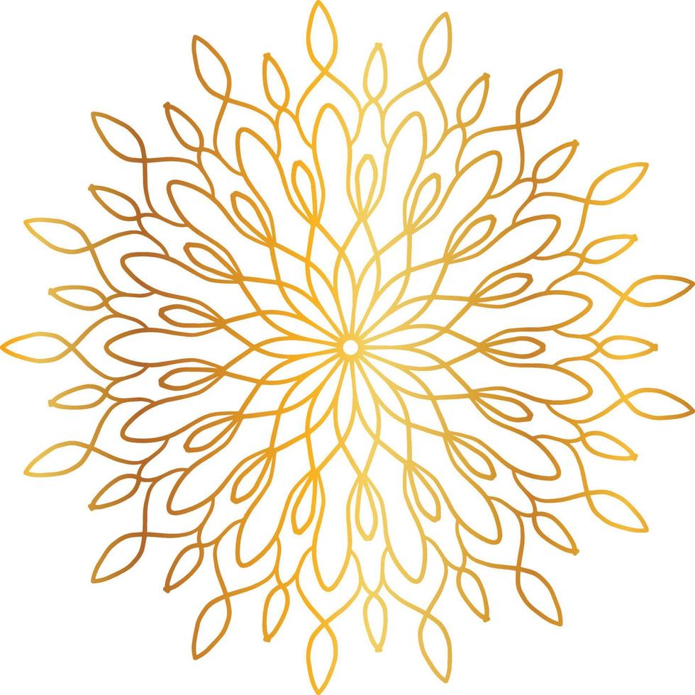 golden mandala design, royal, designing, background, circle, flower vector