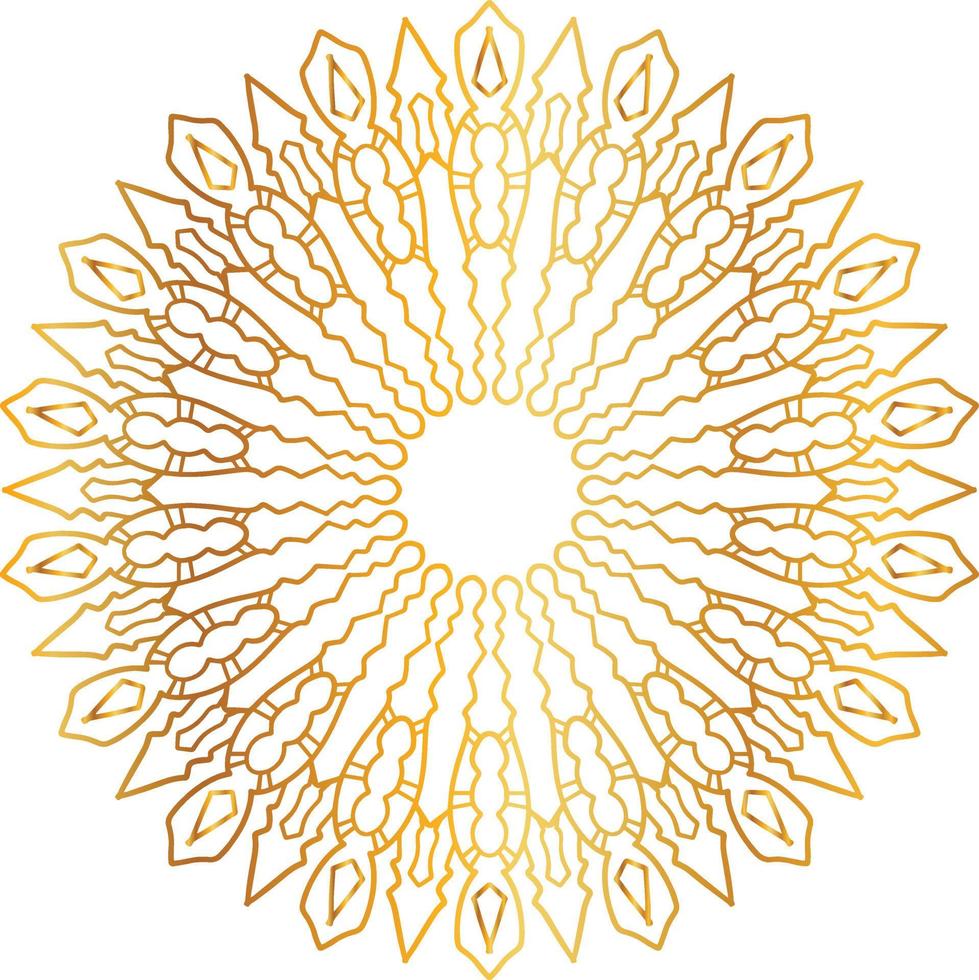 golden mandala design, royal, designing, background, circle, flower vector